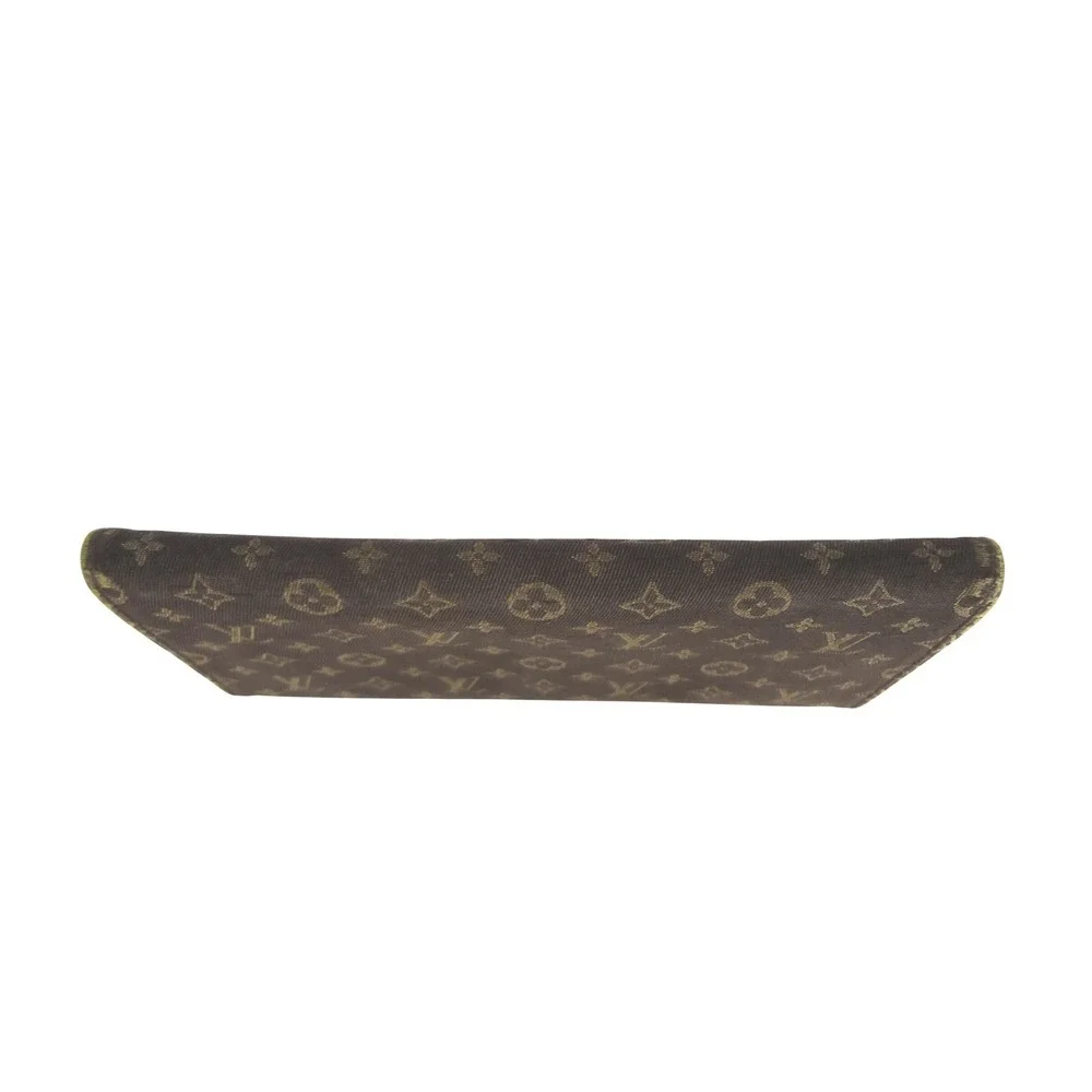 Louis Vuitton Mini Lin Brown‎ and Gold Denim Monogram Sarah Wallet